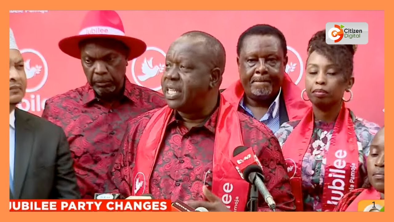 Moitalel Ole Kenta is the new secretary general of Jubilee party