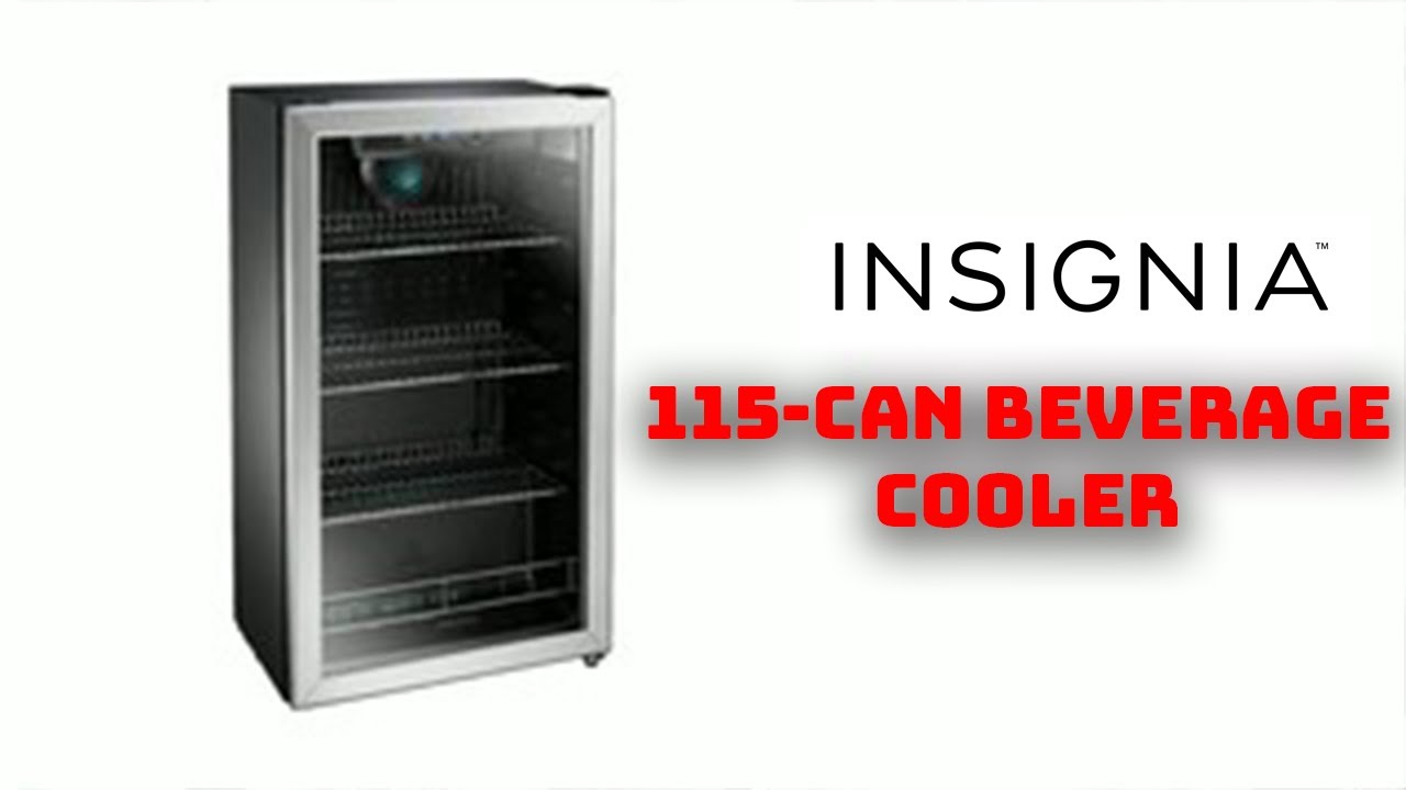 Unbox The Insignia 115-Can Beverage Cooler With Me