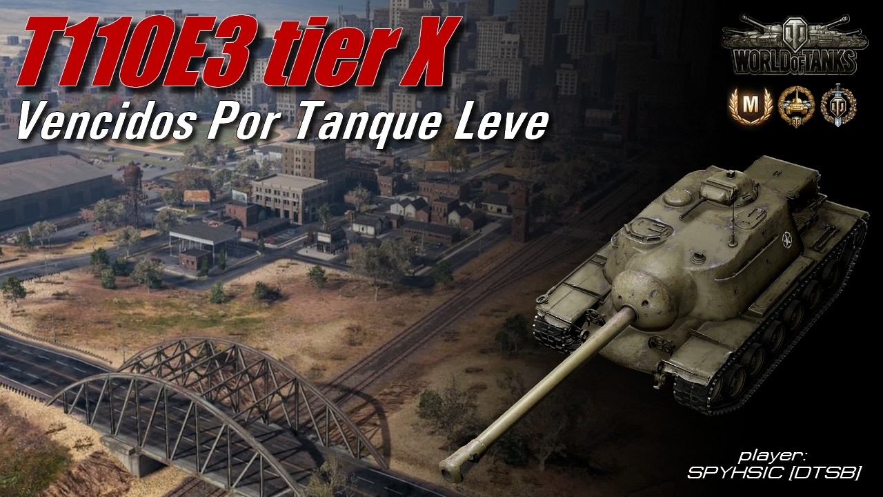 T110E3 - Vencidos Por Um Tanque Leve 🔥 World of Tanks