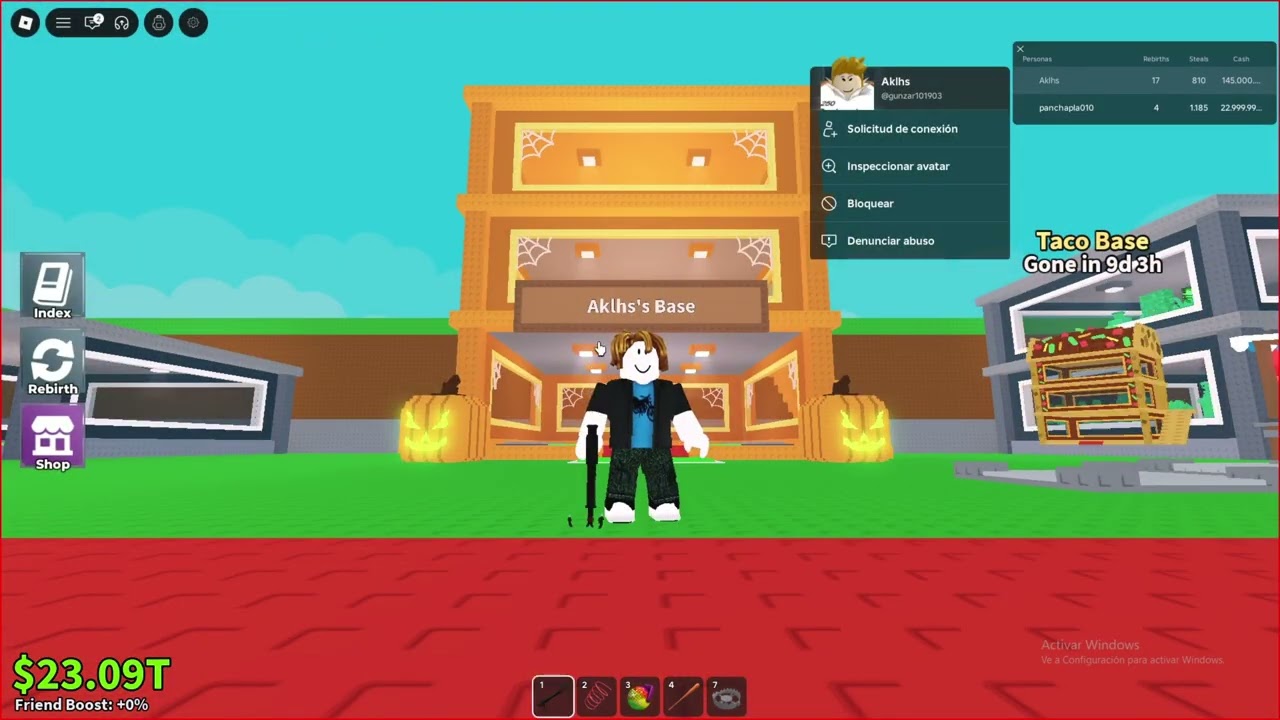 Ξεκλείδωσα τέσσερα base skins στο steal a brainrot!