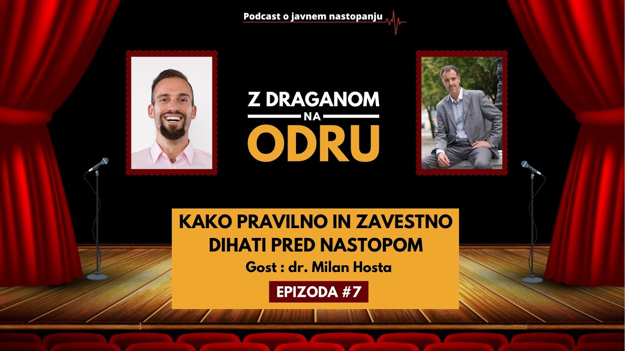 PODCAST Epizoda #7 - Kako Pravilno in Zavestno Dihati Pred Nastopom ⎮Gost: dr. Milan Hosta ⎮ AUDIO