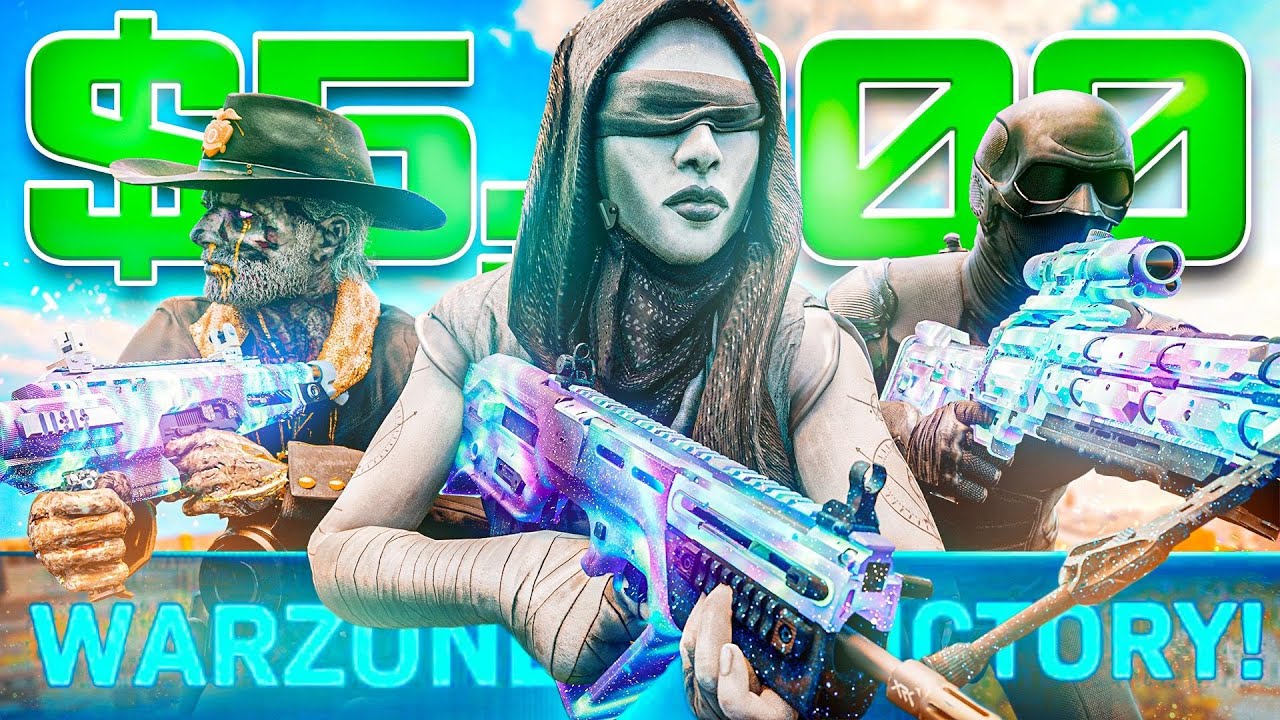 $5,000 Trio Warzone Customs Tournament WIN w BEST LOADOUT