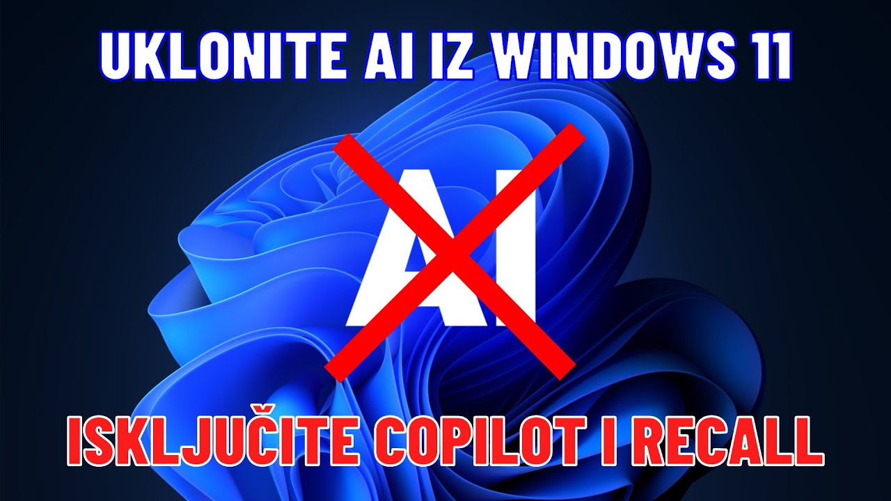 Kako Potpuno Ukloniti/Isključiti AI u Windows 11