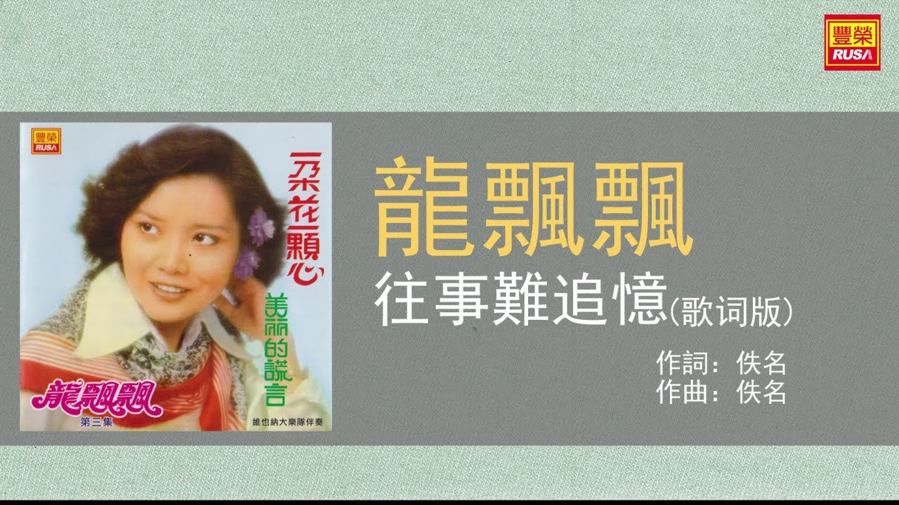 龍飄飄 - 往事難追憶 - 歌詞版