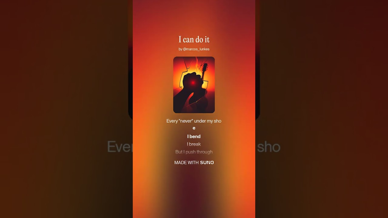 🔥 I Can Do It |  AI Rock | Original Music