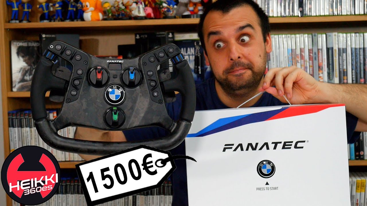 Unboxing del Fanatec BMW M4 GT3, el volante de 1500€ que funciona en el GT3 real