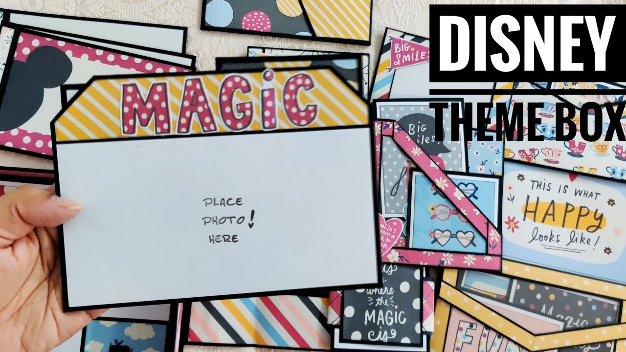 Disney themed Memory Box | Disney photo album | Simple Stories Main Street Album  *For Sale*