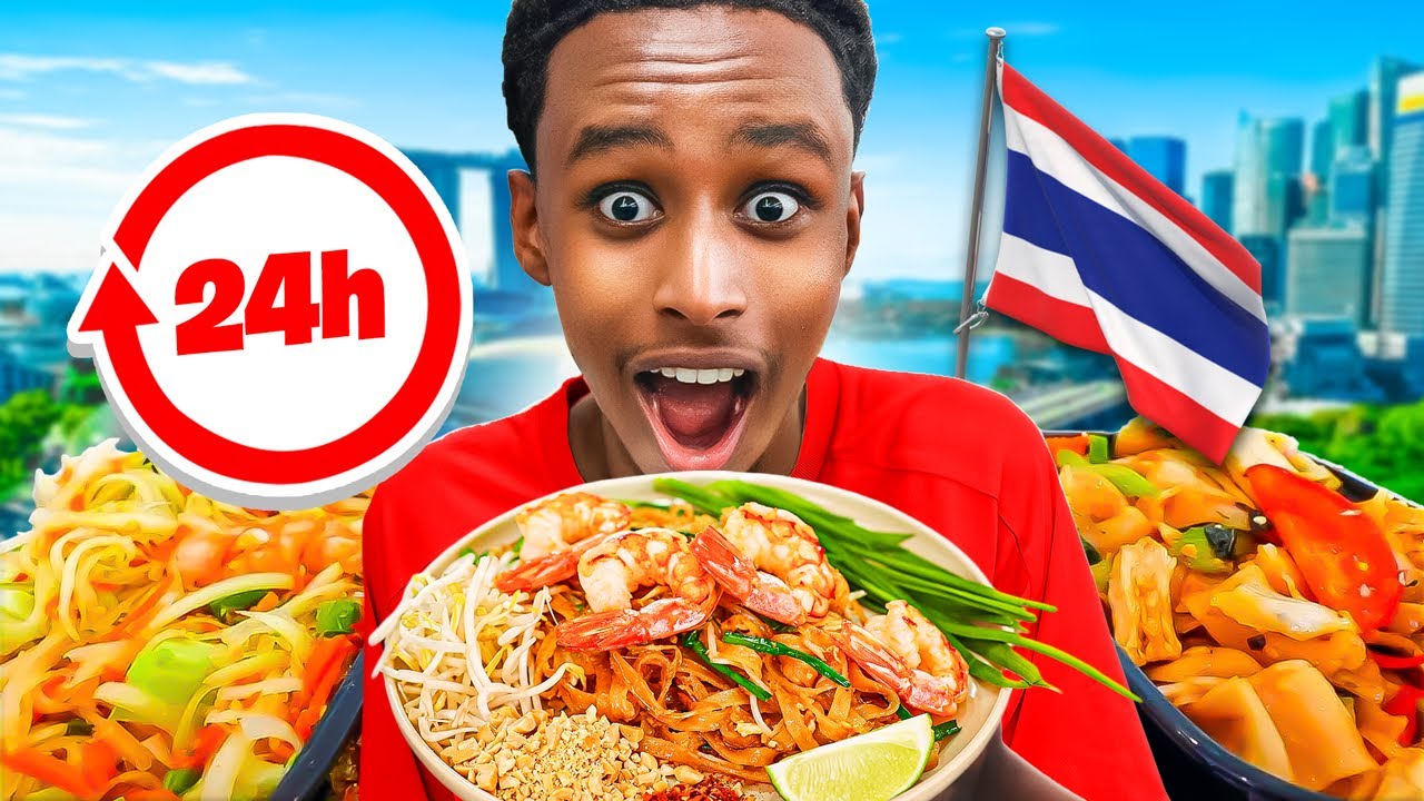 24 Uur Alleen Thais Eten! 🇹🇭🍜