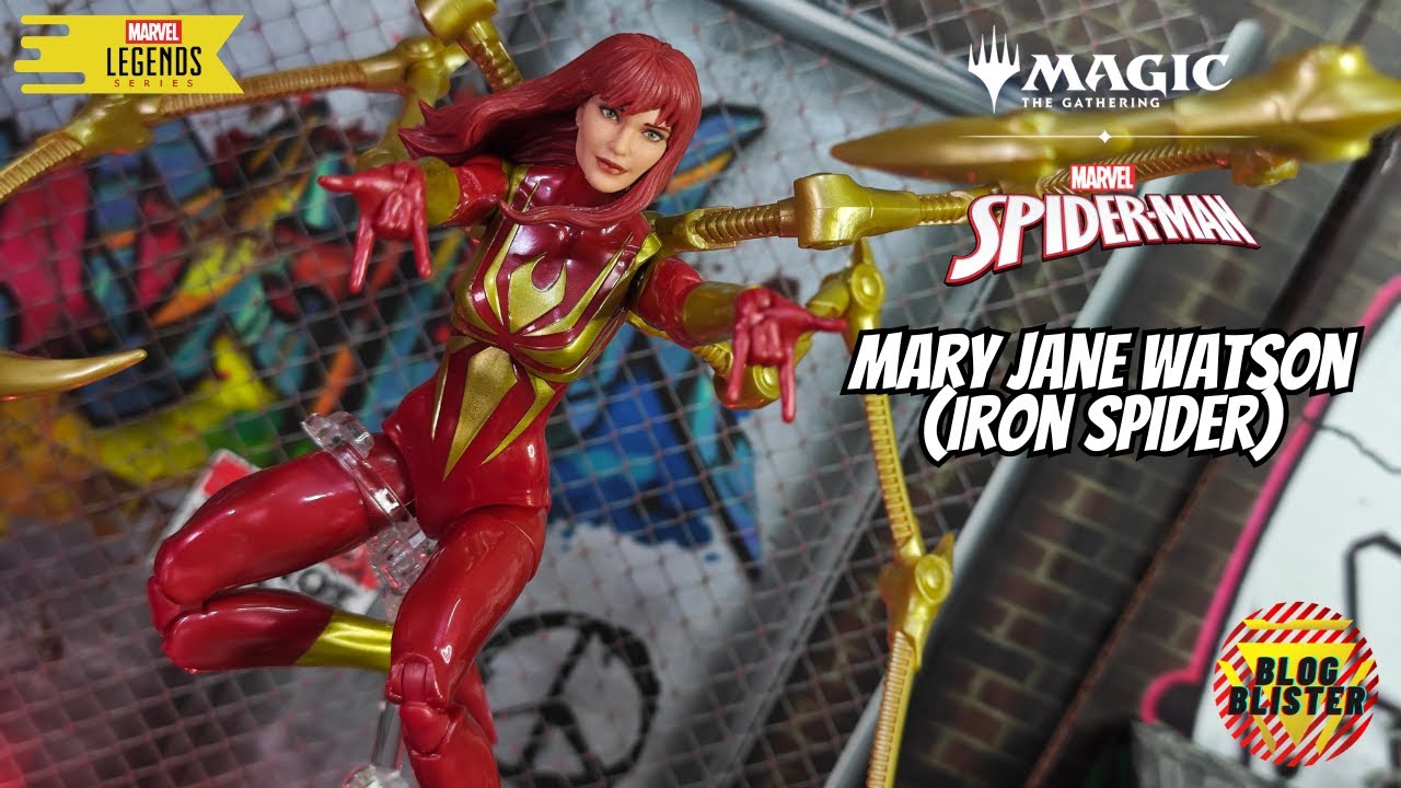 Marvel Legends Mary Jane Watson Iron Spider Spiderman Magic The Gathering Reseña Review En Español