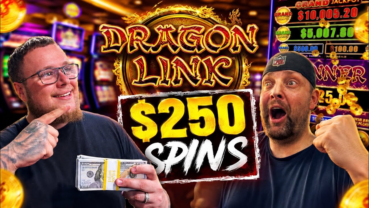 He LOST $40,000 So I Bet $250 SPINS on Dragon Link Slot&hellip;