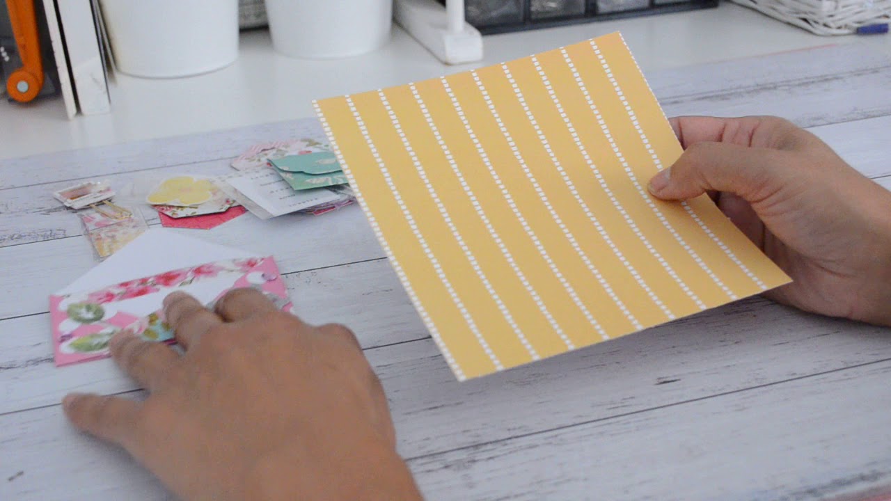 6x6 Paper | Mini 3 Pocket | Loaded Envelope Style | Easy Tutorial