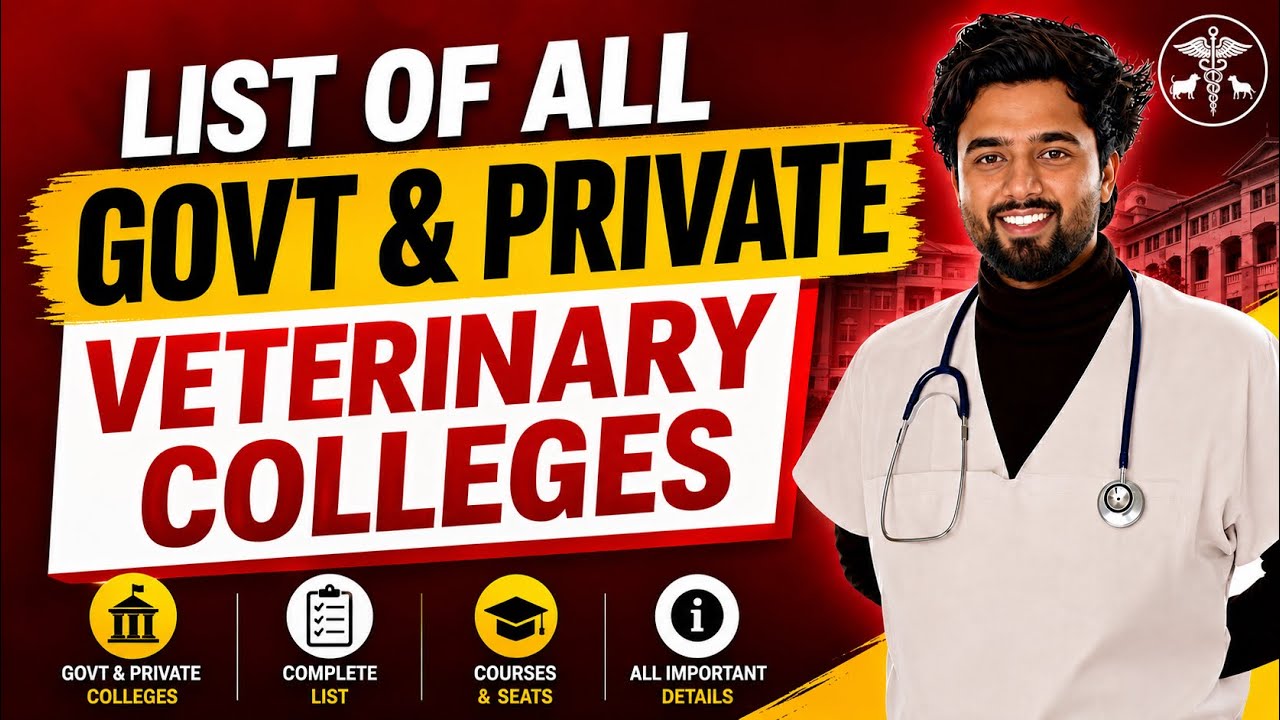 List of all Govt. And Private Veterinary Colleges in India | BVSc Admission 2026