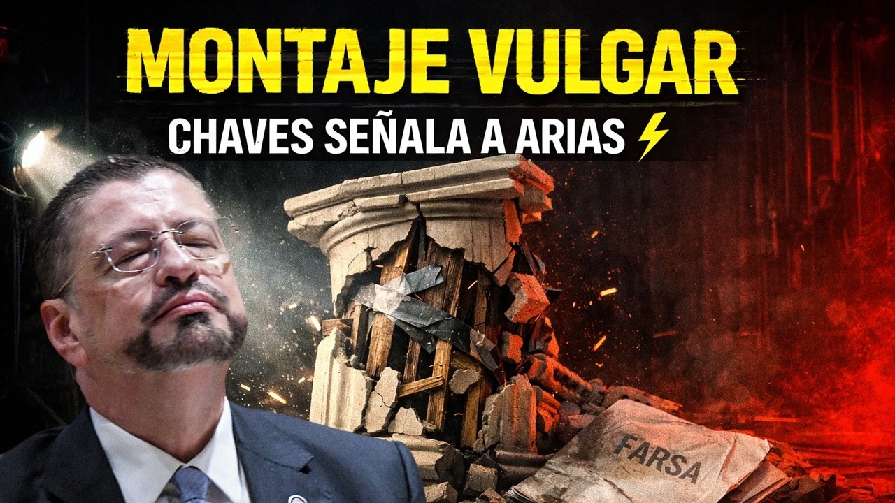 “MONTAJE VULGAR” — Rodrigo Chaves Robles SEÑALA A Rodrigo Arias Sánchez ⚡