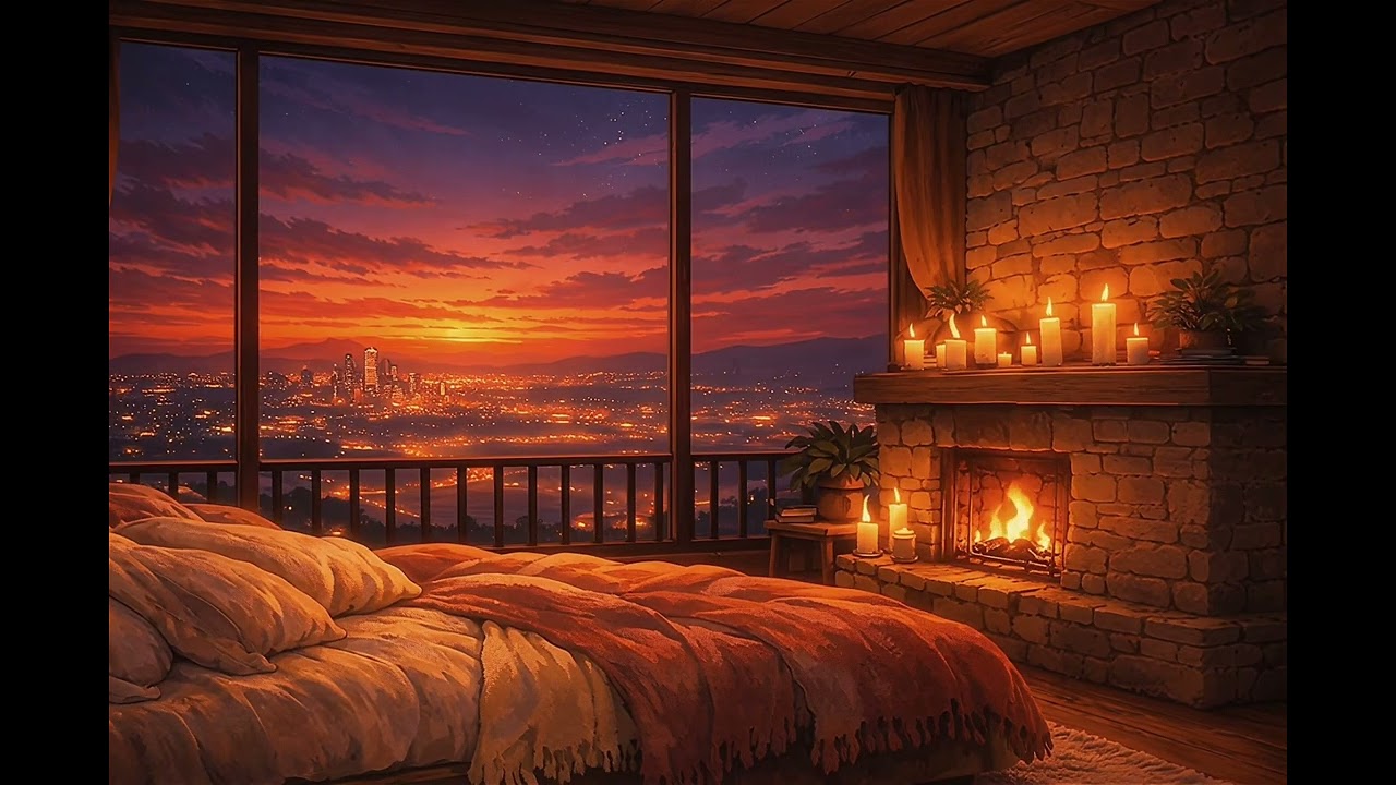 Relaxing Cozy Fireplace Sounds 🔥 8 Hours for Deep Sleep & Anxiety Relief