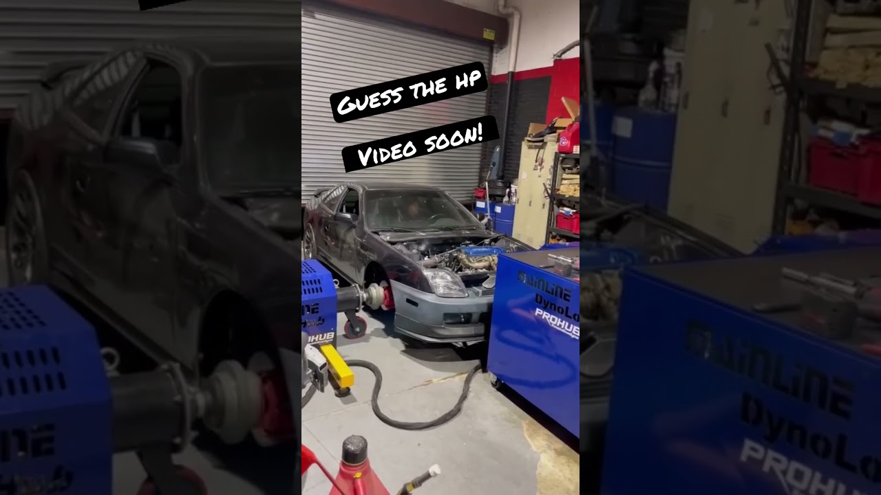 Turbo prelude dyno pull 