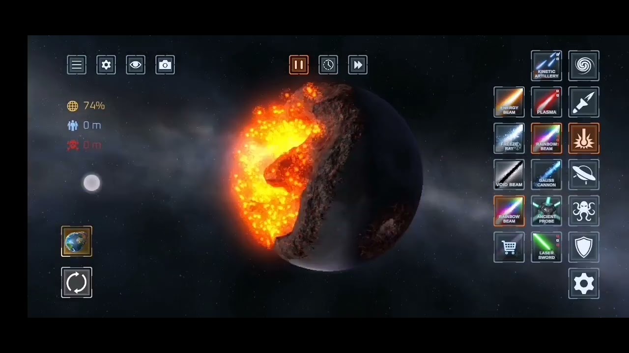 Solar smash, снова разрушаю планеты