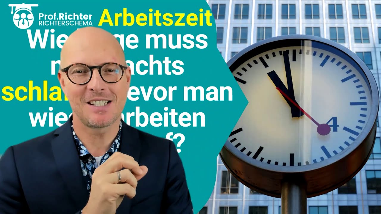 AR 5 2 6 Ruhezeit ⭐ Wie lange muss man nachts schlafen, bevor man wieder arbeiten gehen darf