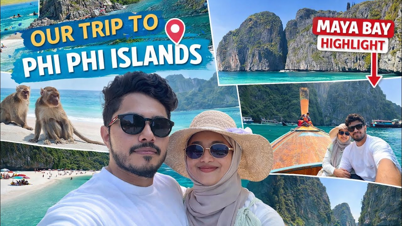 Maya Bay Phi Phi Island Tour | Monkey Beach | Philey Lagoon | Long Tail Boat Ride | Khai Island 