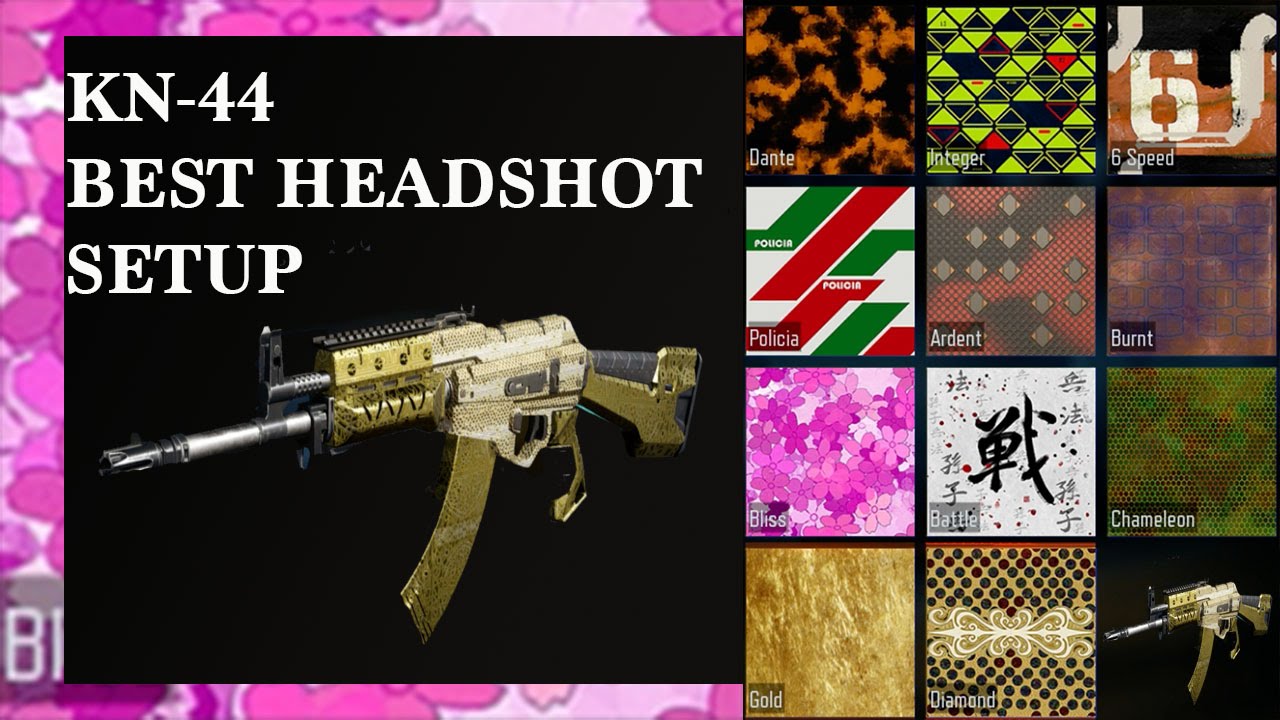KN-44 BEST CLASS SETUP FOR HEADSHOTS CALL OF DUTY BLACK OPS 3