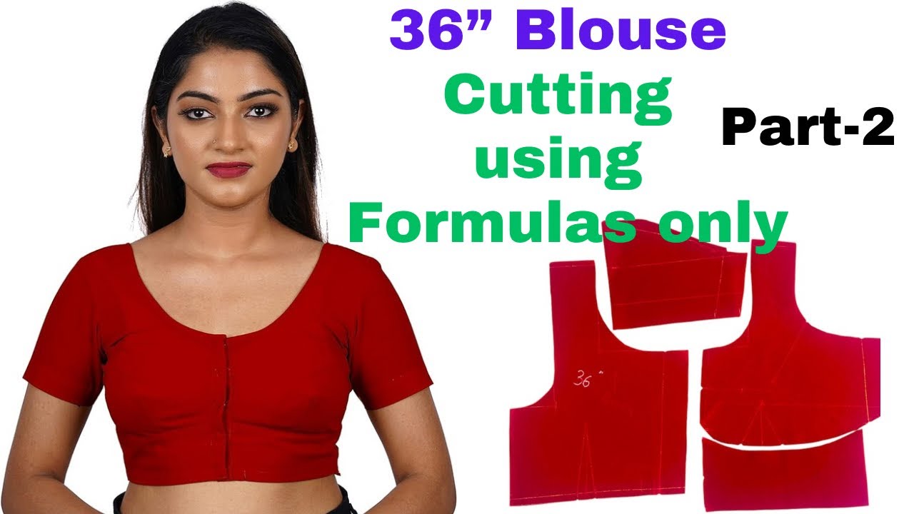 Blouse Cutting and Stitching using Formulas|Step by Step Easy method Clear Explanation for Beginners