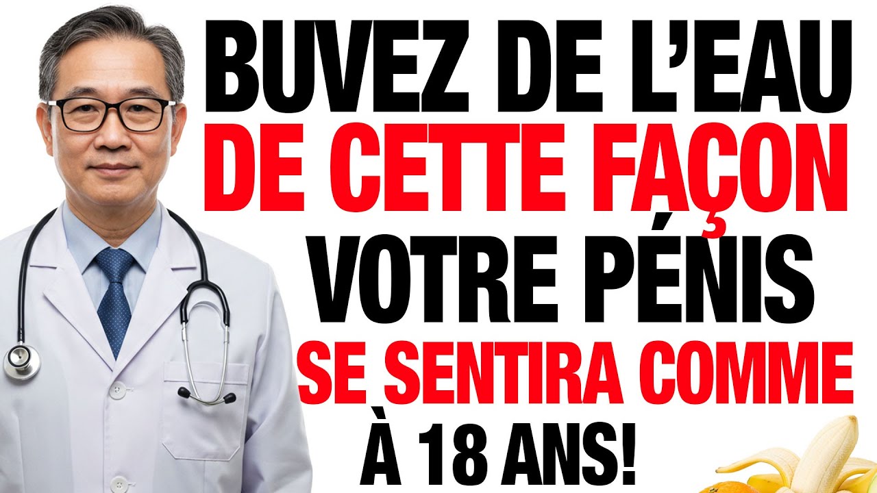 Urologue: Buvez de l'Eau COMME ÇA pour Améliorer les Érections Après 50 Ans