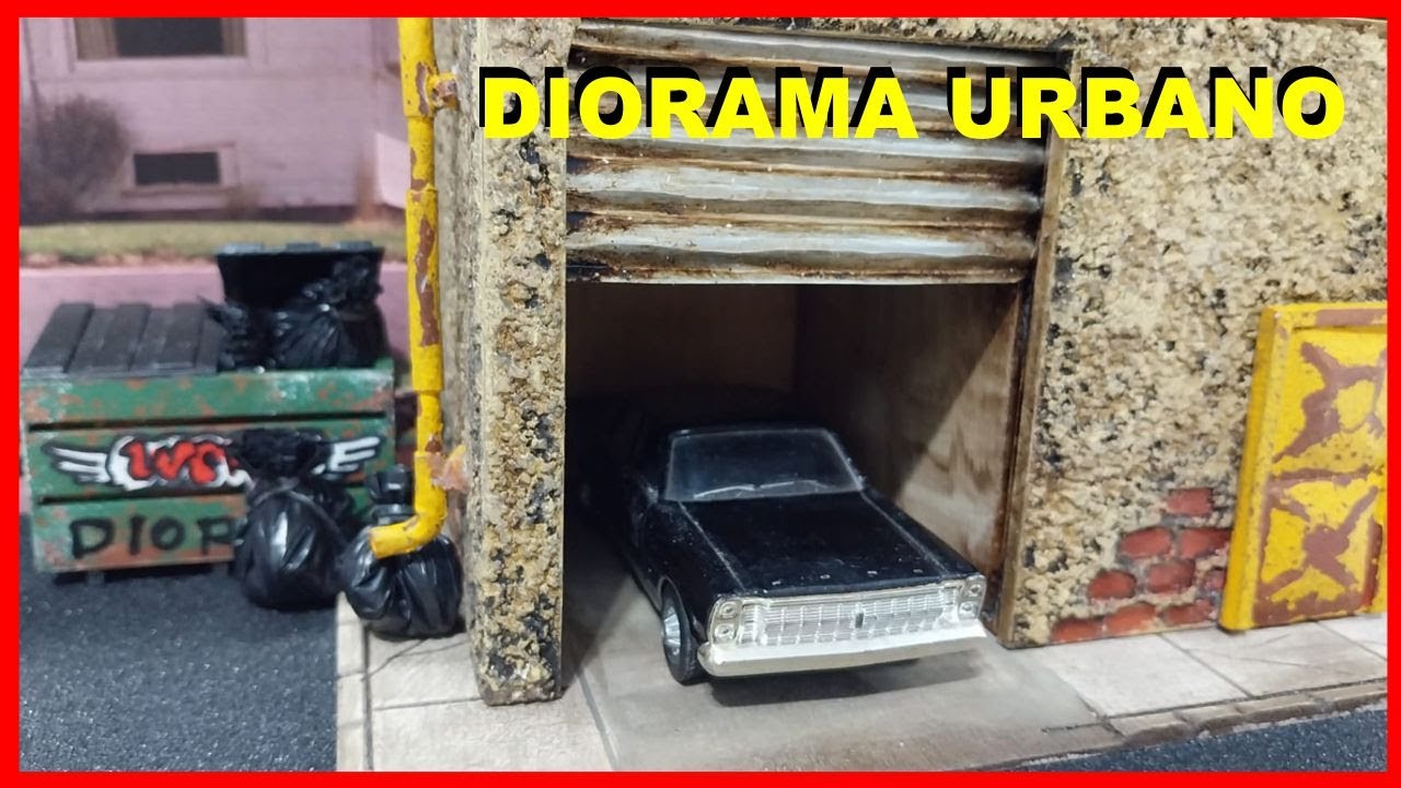 Aprenda fazer Diorama  urbano