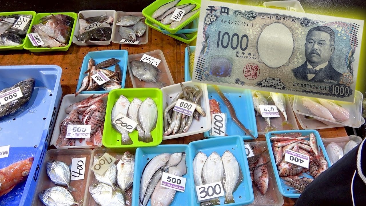 Сумасшедший шопинг на утреннем рынке за 1000 иен! Самый роскошный обед в истории!?