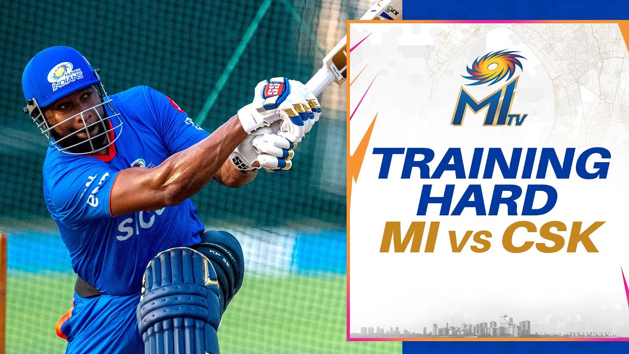 The boys train hard for #MIvCSK | Mumbai Indians