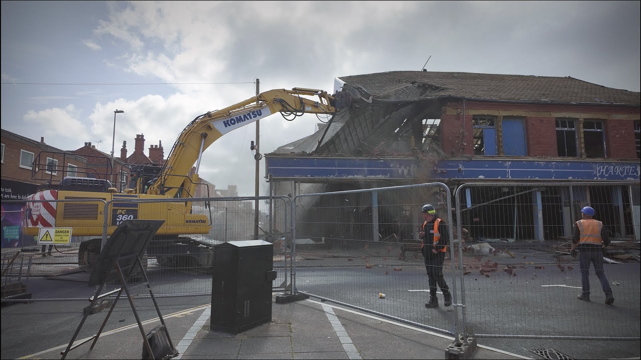 Blackpool Hartes Store Demolition Starts!