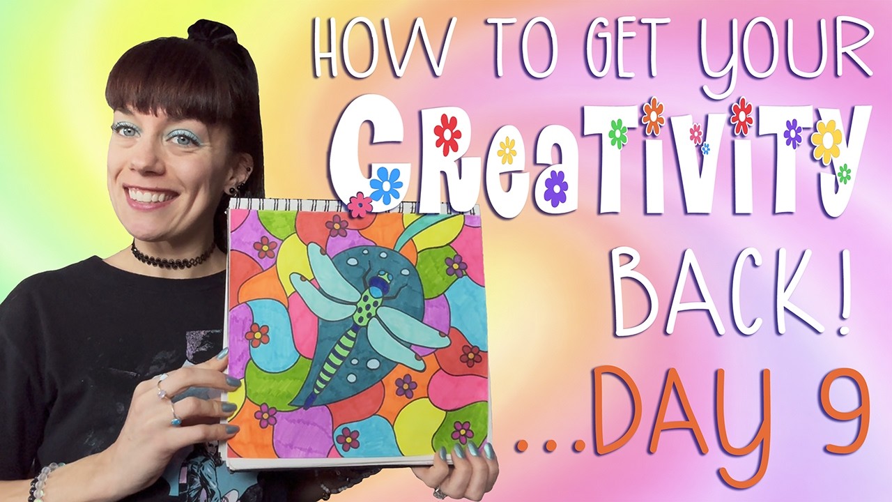 Day 9 of Getting My Creativity Back 🎨 Full-Length Color With Me Session Using Markers🖍️🖊️