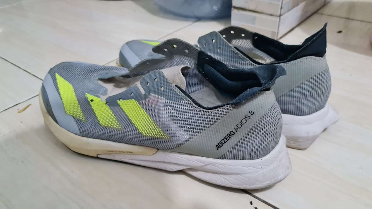 Update Kondisi Adidas Adizero Adios 8 Setelah 1000km!!!!
