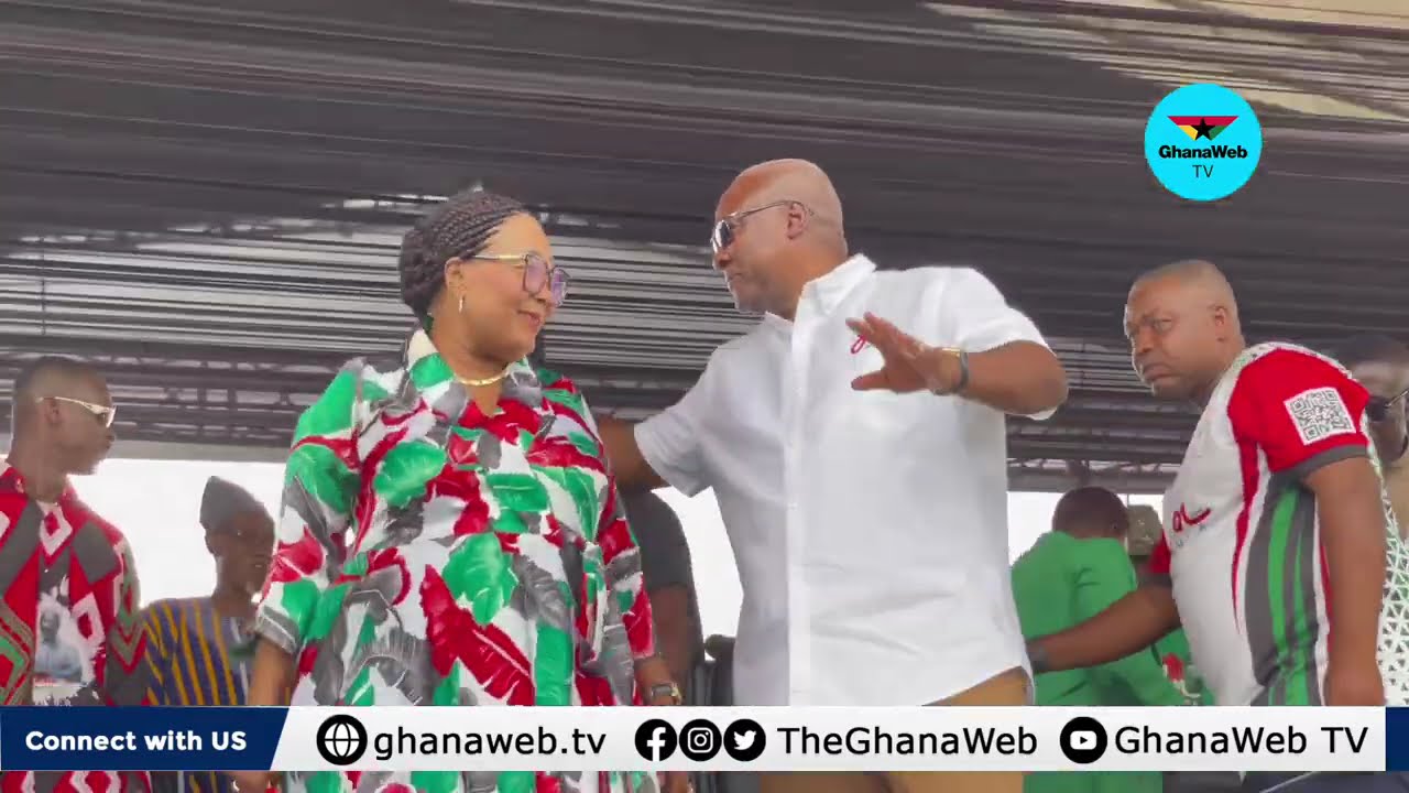 John Mahama and Lordina receive grand welcome in Tamale at NDC’s campaign launch