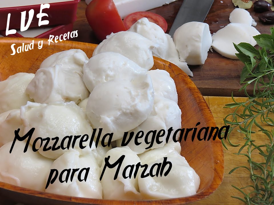 Mozzarella vegetariana para Matzah
