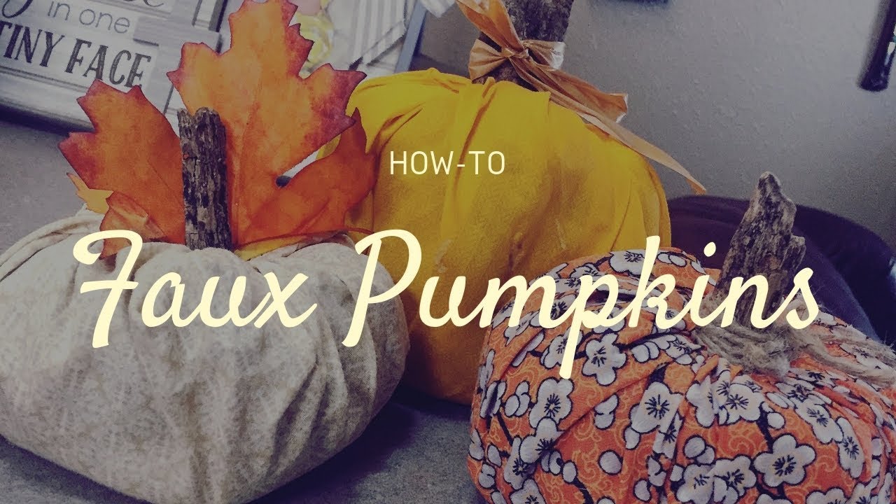 DIY | Faux Pumpkins| 2018