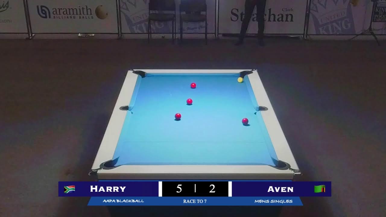 All Africa Pool Championships | Blackball | Mens Singles Race to 7