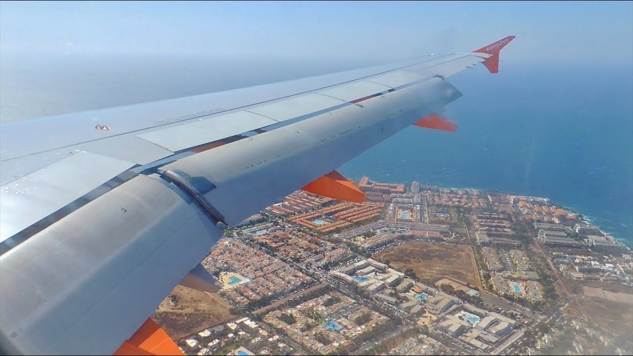 [HD] easyJet EZY1901 Landing at Tenerife South - A320 - *Full Length*