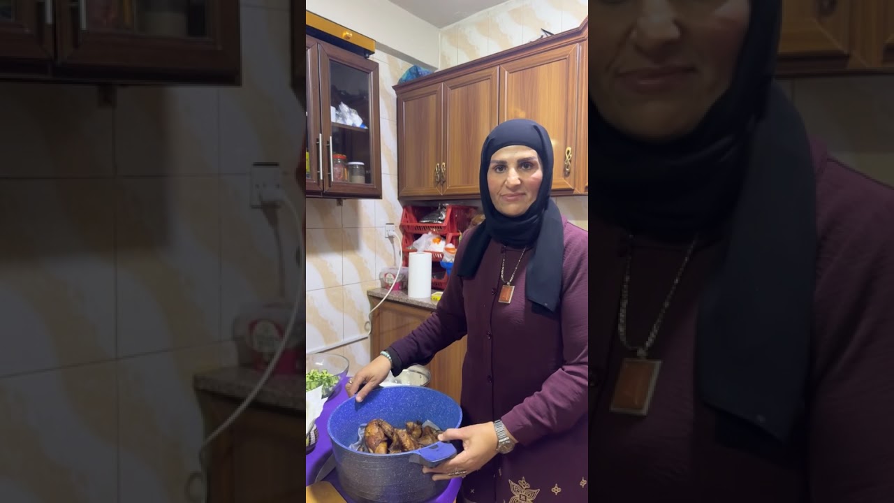 اكل وطبخ المقلوبة الفلسطينية مع ام نمر 