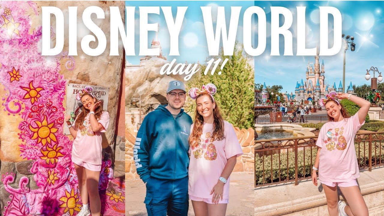 DISNEY WORLD VLOG! ✨DAY 11 | Magic Kingdom  Multipass🌟 Caseys Corner 🌭and Luminous! 🎆