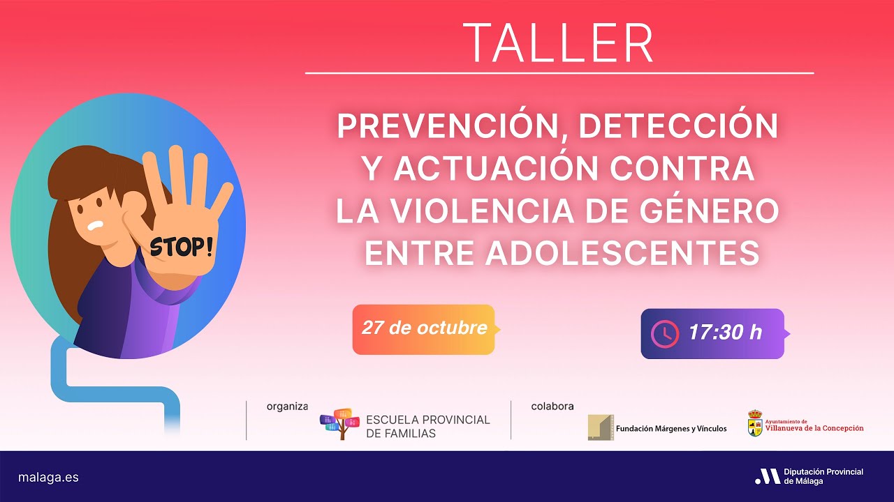 Taller prevención, detección y actuación contra la violencia de género entre adolescentes