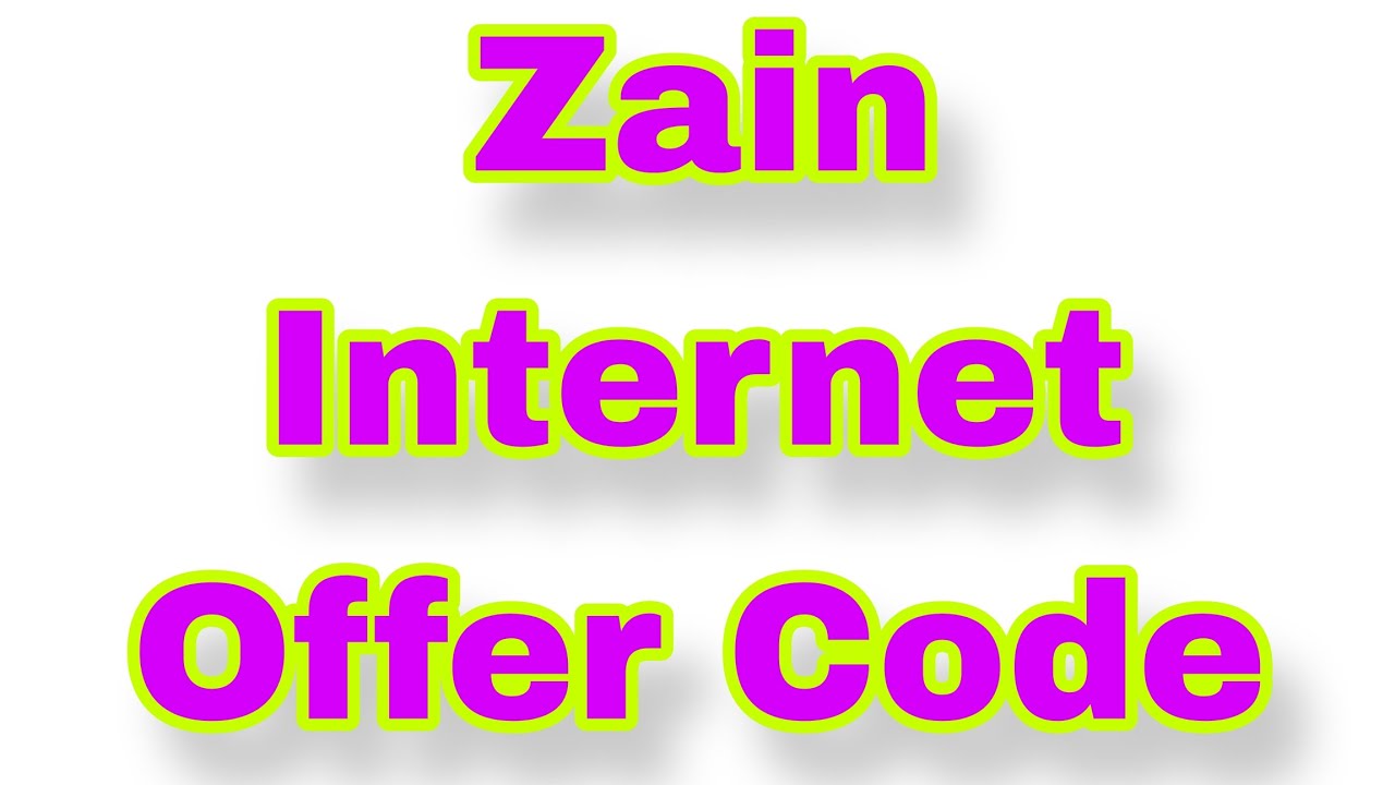 Zain Kuwait Internet Offer || Zain Internet offer Check Code 