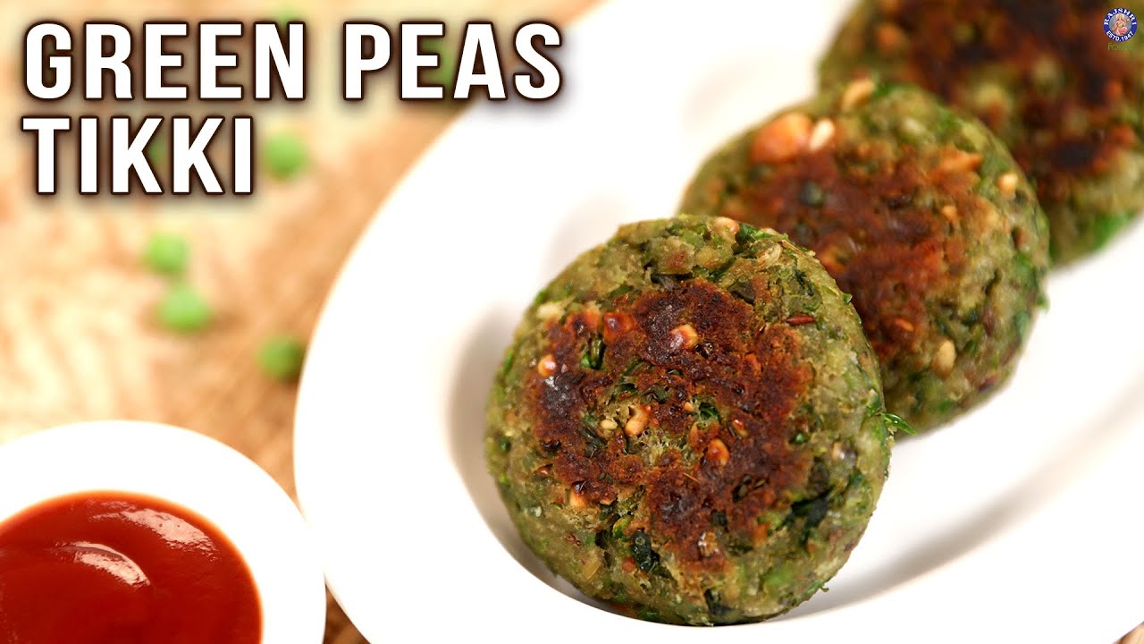 Green Peas Tikki | How To Make Tikki | Aloo Matar Tikki | Cutlet | Snacks Recipe By Ruchi