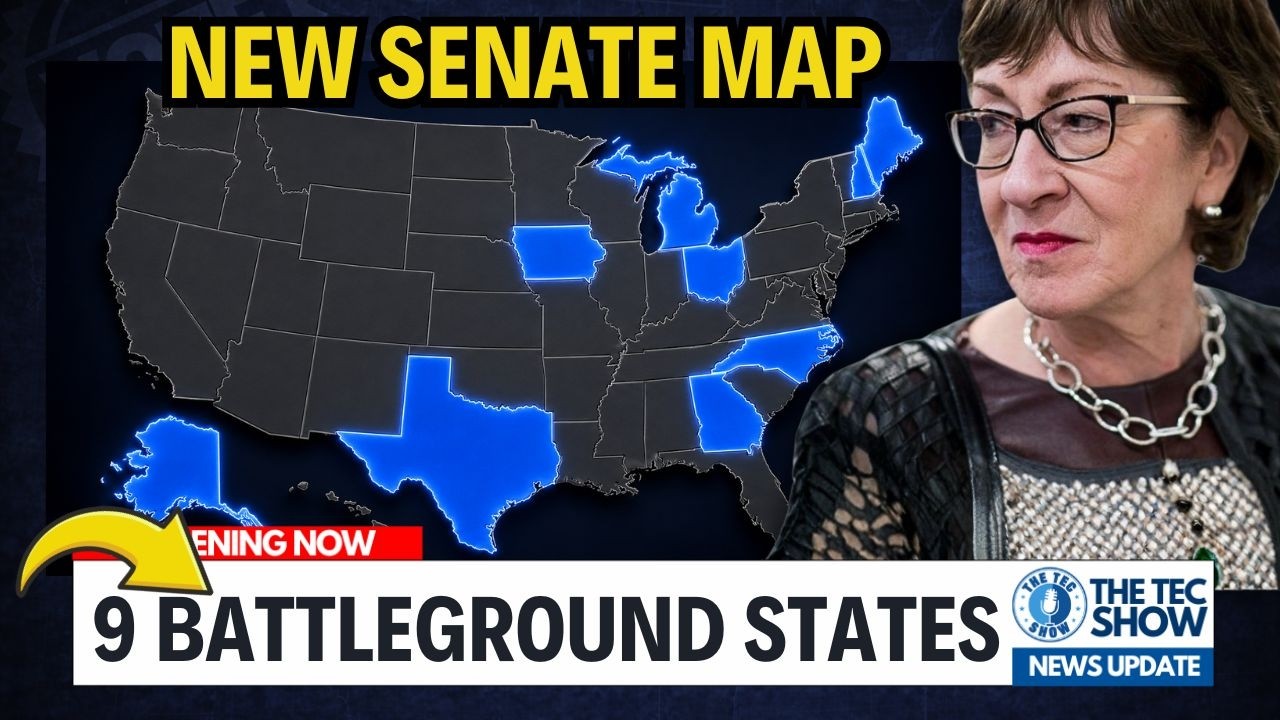 The SHOCKING 2026 Senate Map: 9 Battleground States That Could Decide Control