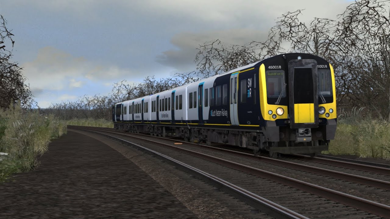 Train Simulator | AP Class 450 (EP) | 2J13 09:04 Farnham - Guildford