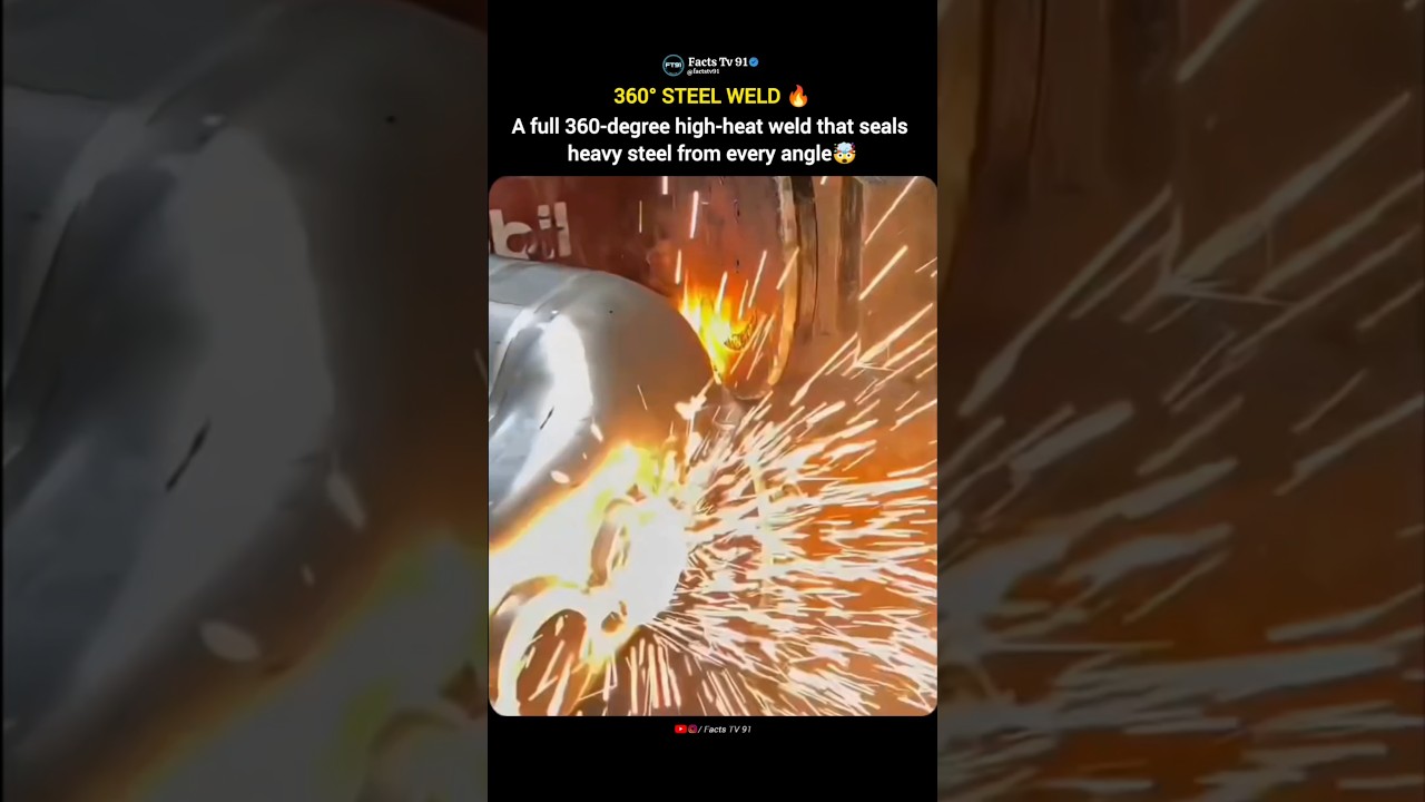 This 360° Weld Seals Steel Instantly 😳🔥