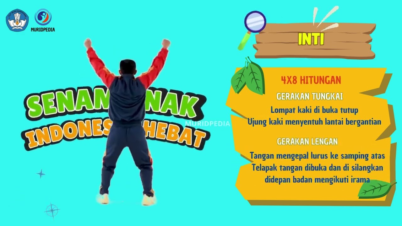 SENAM ANAK INDONESIA HEBAT  - TAMPAK BELAKANG - TUTORIAL / PANDUAN