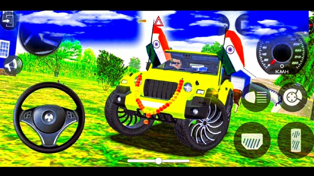Modified Mahindra Thar😈Games:India Yellow Thar (Gadi Wala Games) Car Game Android Game - #2026