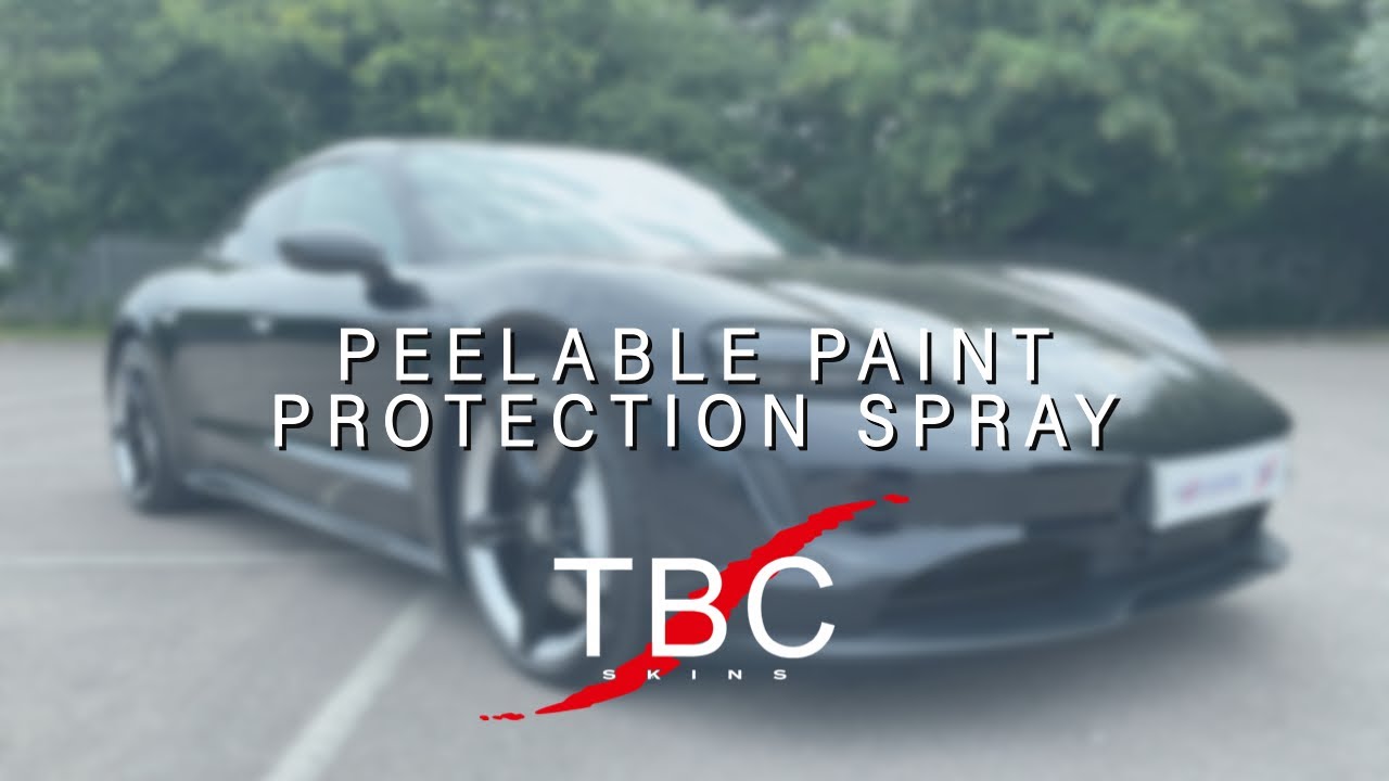PEELABLE PAINT PROTECTION SPRAY TBC Skins 2021 Porsche Taycan 4S