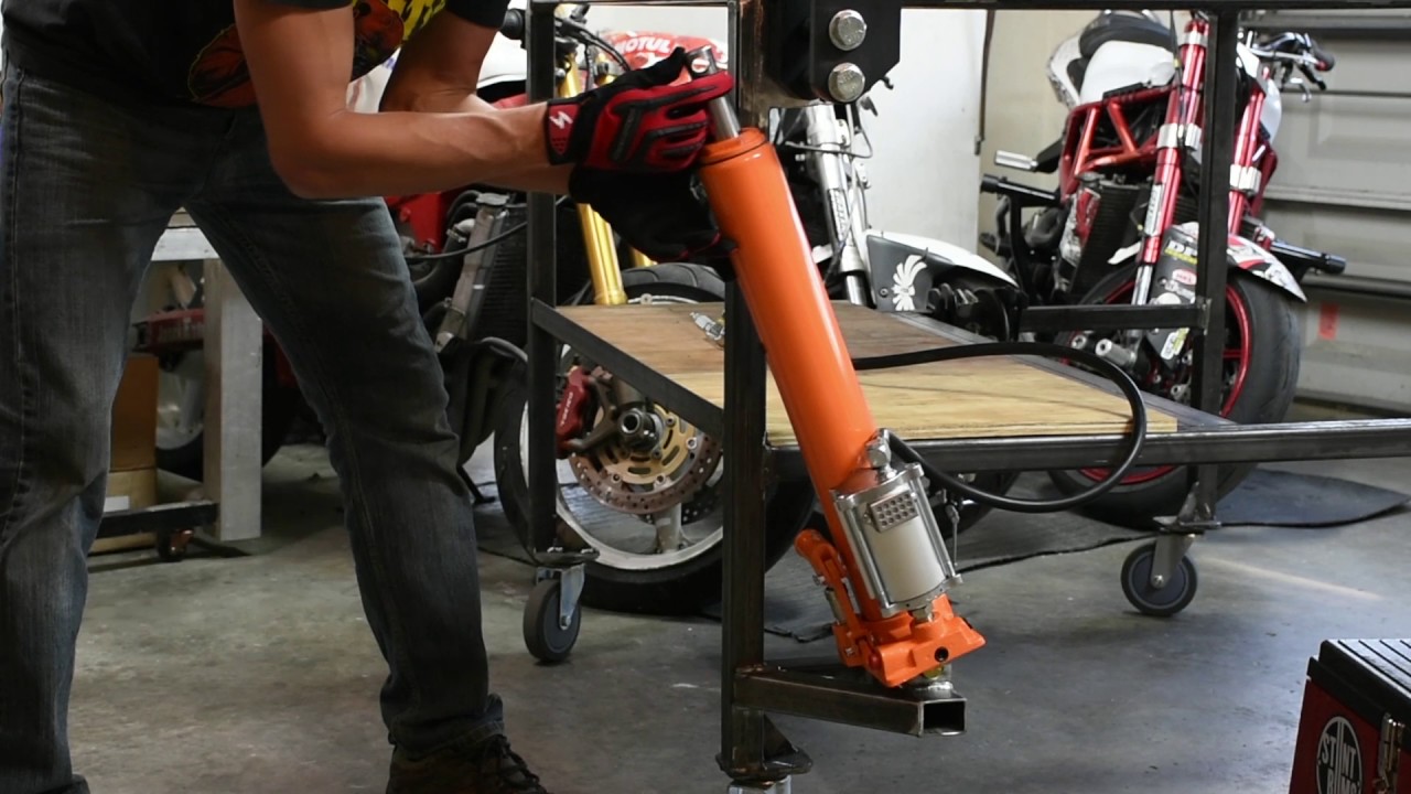 JD2 Tube Bender Air Over Hydraulic Conversion