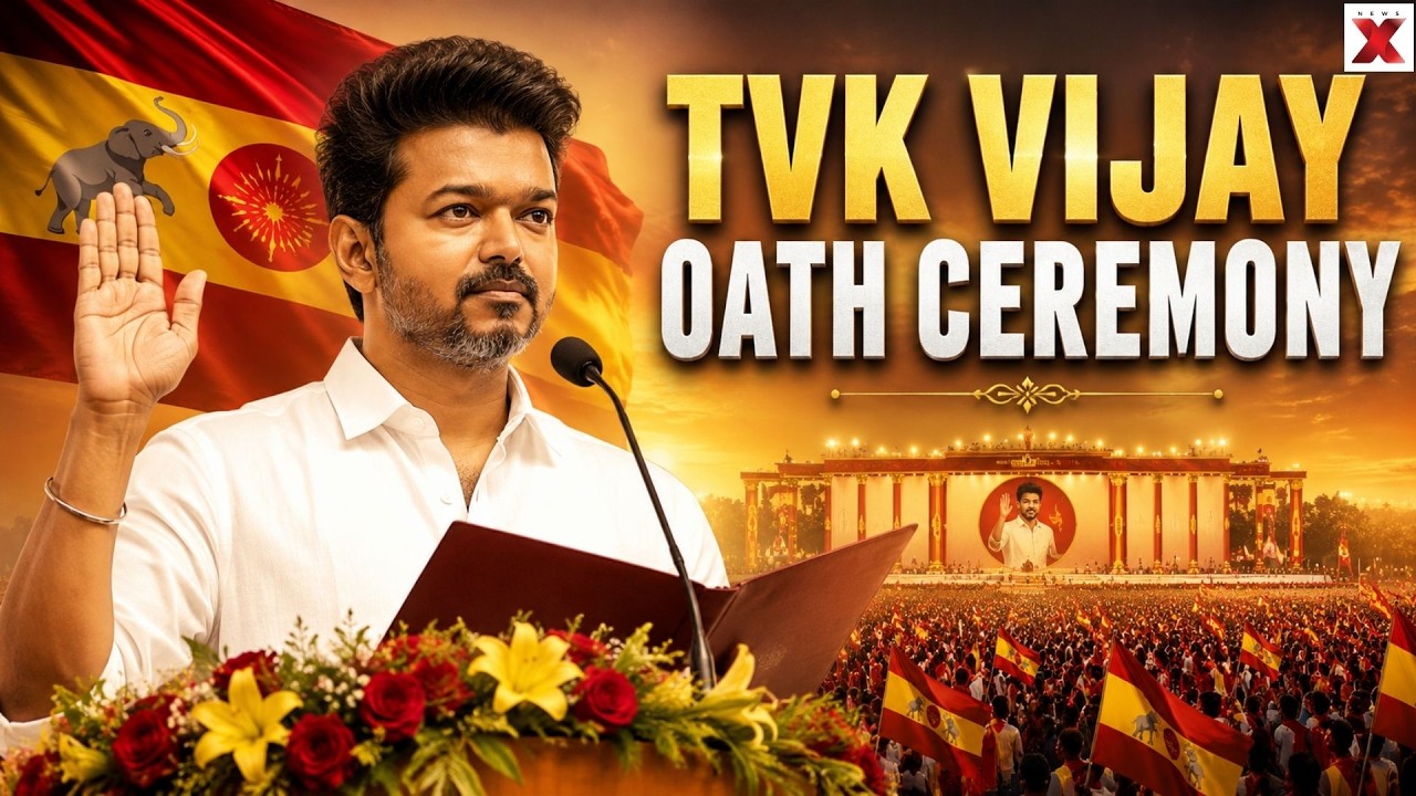 TVK Vijay Oath Ceremony: Vijay to Take Oath as Tamil Nadu CM Tomorrow Amid Majority Push