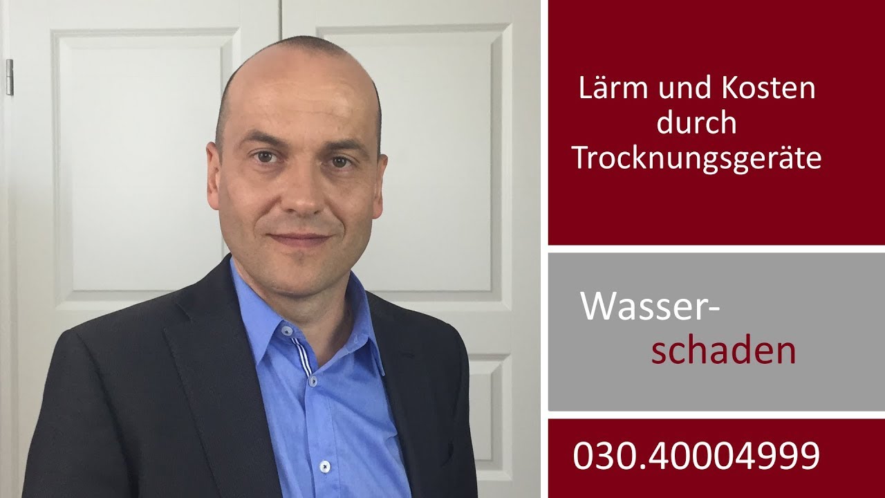 Wasserschaden in Mietwohnung VII - Lärm und Kosten durch Trocknungsgeräte